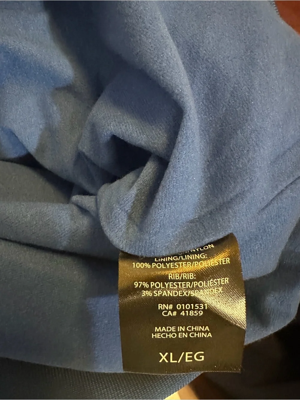 Stranger Things Men's Blue Bomber Jacket Snap Front Lined Pockets Size XL